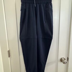 Women's Dark Blue Zip-Off Hiking Pants